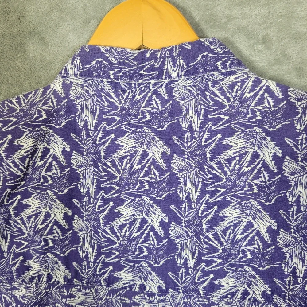 Vintage Levis San Francisco Shirt Mens Large AOP Floral Button Down Short Sleeve